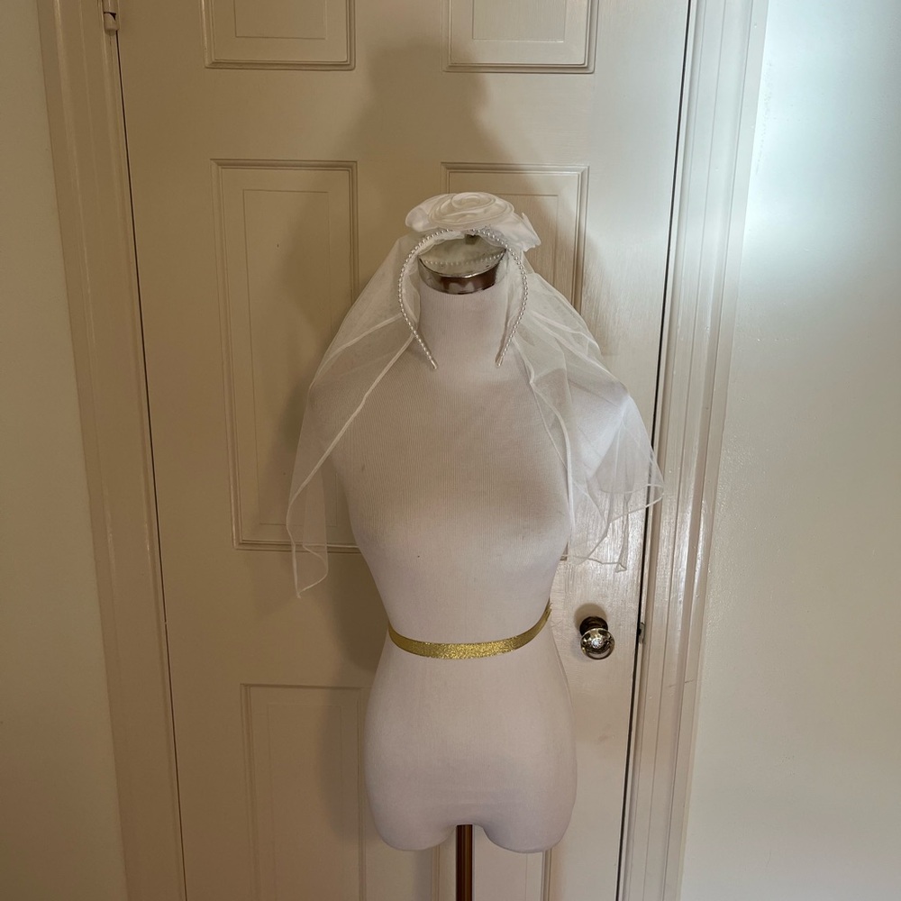 NWT For Love & Lemons Eternal Rose Veil